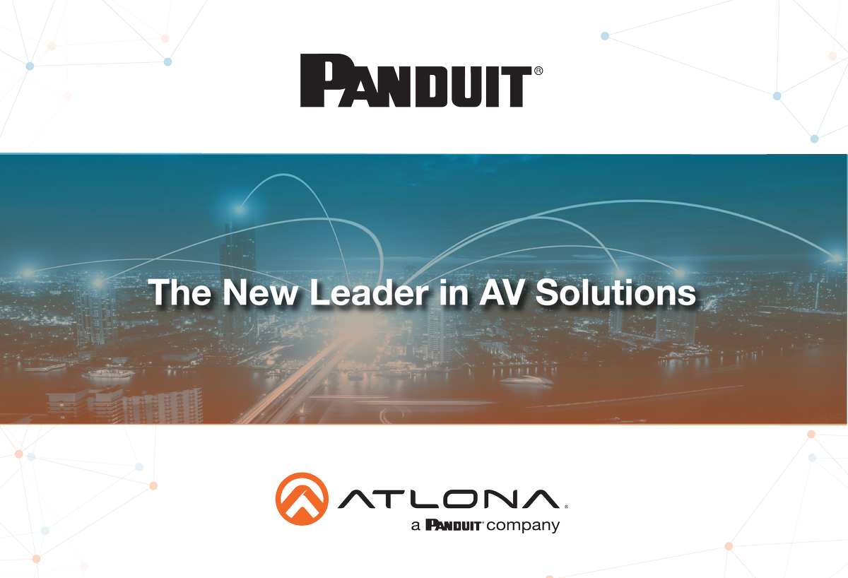 Panduit's tweet photo. #PanduitPlusAtlona: Full line of infrastructure and AV products from a trusted supplier https://t.co/R0YtfXMF2g https://t.co/e5UUvAb1Xj