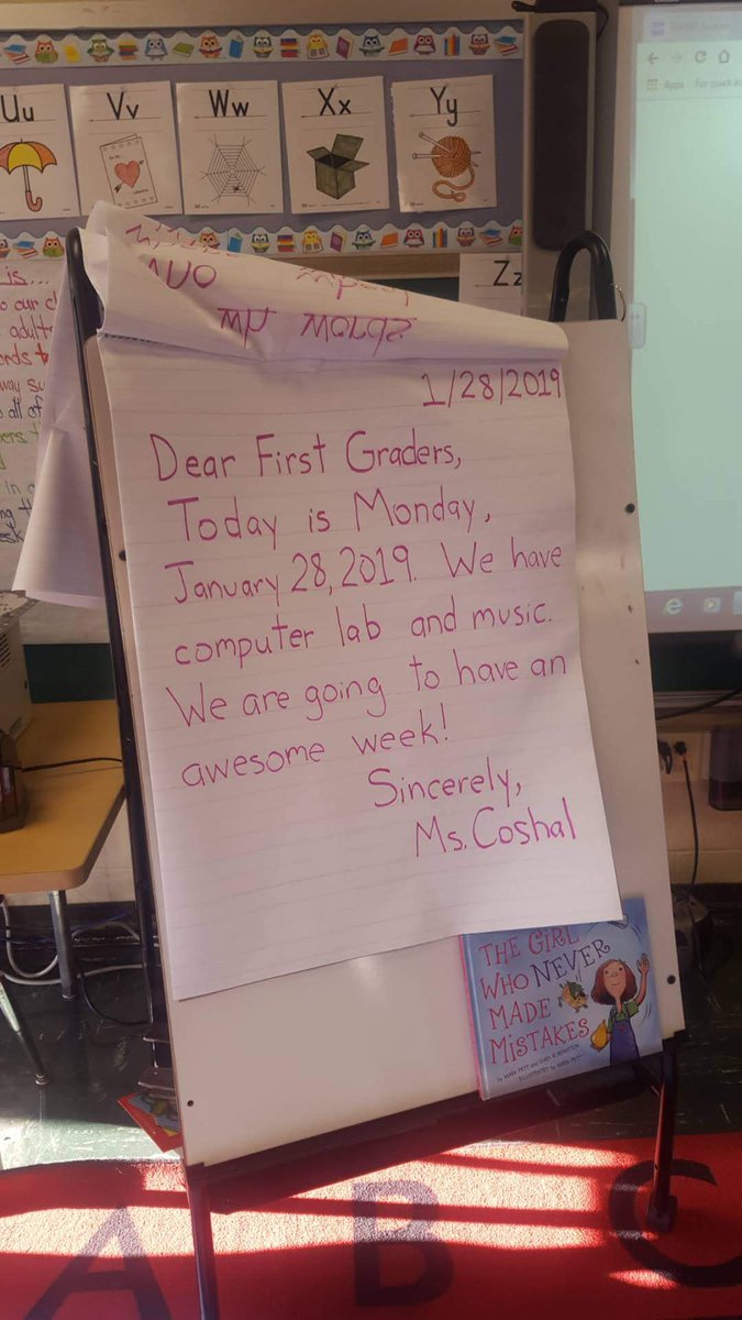 SCoshalElemEd's tweet photo. Excited to start my second week of student teaching at @GoMESDukes with my first graders! https://t.co/mzHt3RJh88