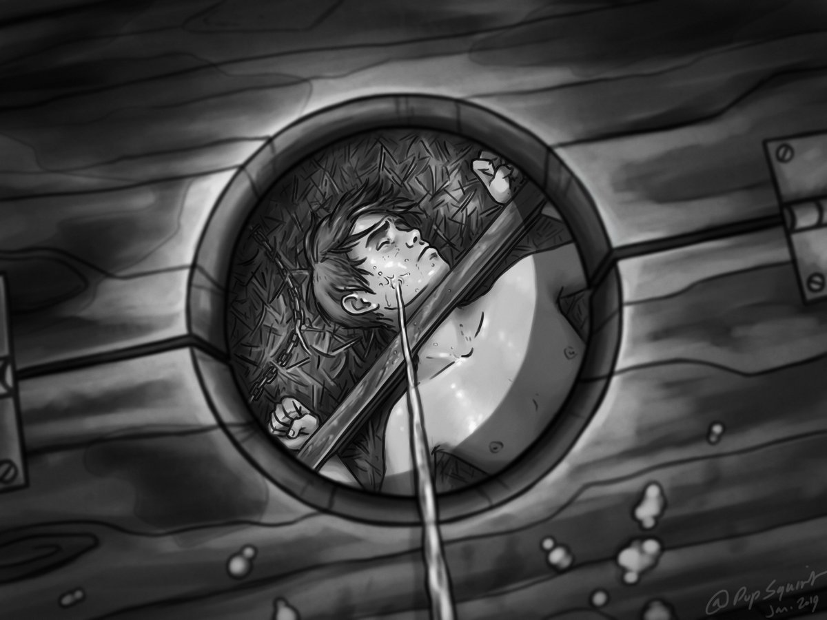 PupSquirt's tweet photo. My first drawing of 2019, a trip to the local outhouse 💦 https://t.co/Z312Zo5vlp