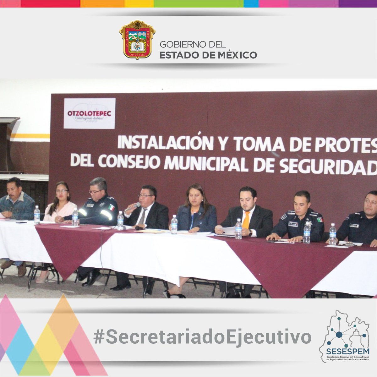 SecretariadoGEM's tweet photo. #SESESPEMInforma
En el marco de la I Sesión Ordinaria del Consejo Municipal de Seguridad Pública Otzolotepec, cabe destacar que se instalaron las Comisiones de Prevención, Honor y Justicia, Planeación y Servicio Profesional de Carrera https://t.co/JiPNRwbq2f
