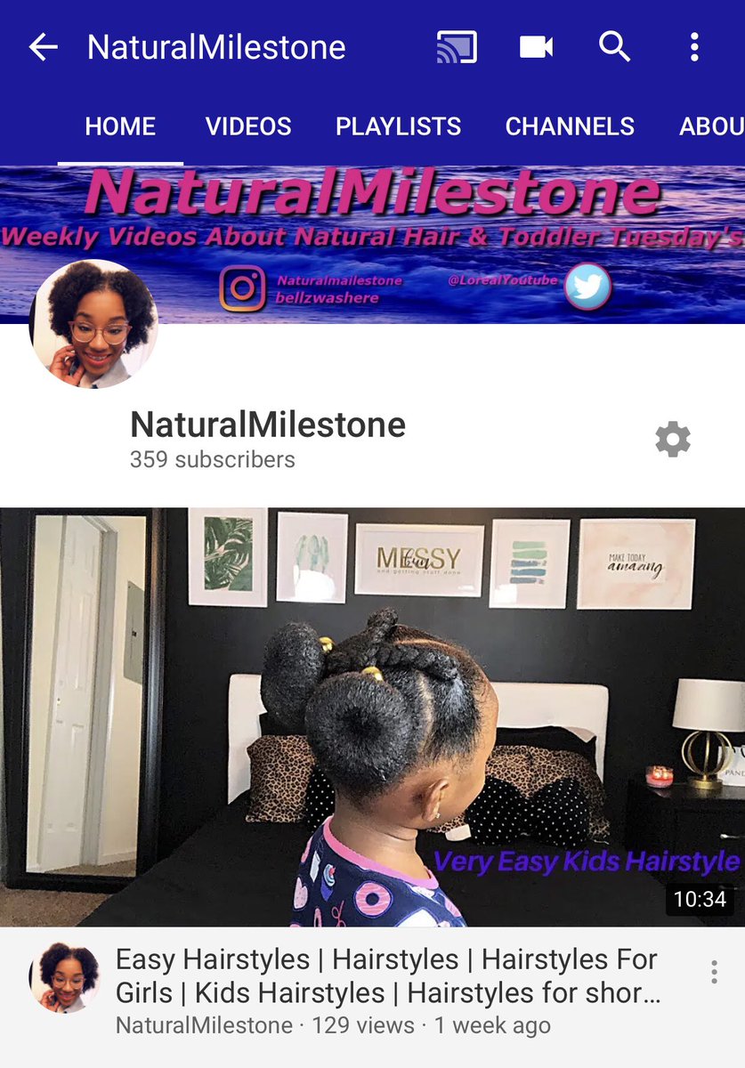 Youtube Naturalmilestone S Tweet Easy Hairstyles
