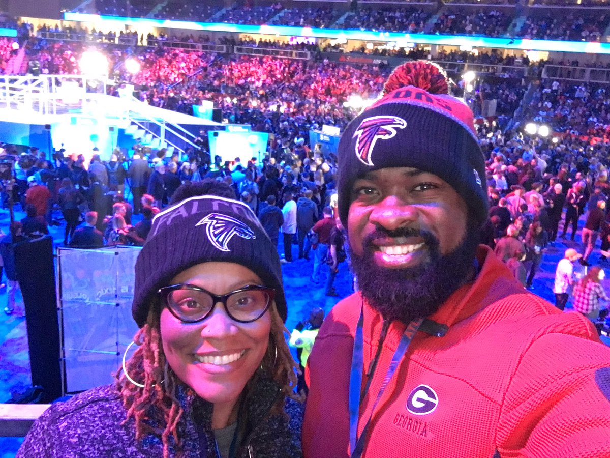 Our <a href="/AtlantaFalcons/">Atlanta Falcons</a> aren’t playing but we are still here! #SBOpeningNight