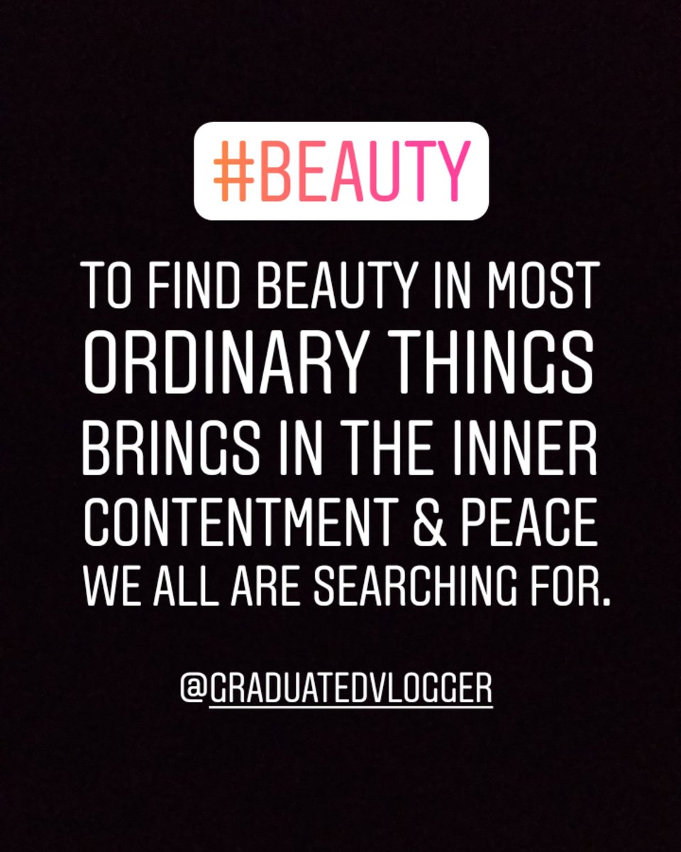 GraduatedVloger's tweet photo. We often forget to understand that its in these small usual things the beauty that lies bring in the self growth of creativity and triumps us over the feeling of dullness.

#beauty #beautiful #life #lifegoals #lifequotes #mindset #mindfulness #successquotes #successmindset https://t.co/vqf0tJS91x