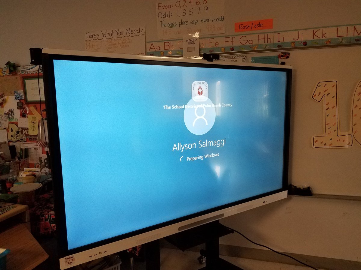 Allyecat74's tweet image. Big things are happening at @PalmettoElemWPB!! Smart Boards are here!! Today's training was GREAT &amp;amp; I'm excited about tomorrow like its the 1st day of school! @SuptFennoy @pbcsd @ShannonStockman 
#wideawake #creatinglearningexperiences
#IBclassrooms #100thday
