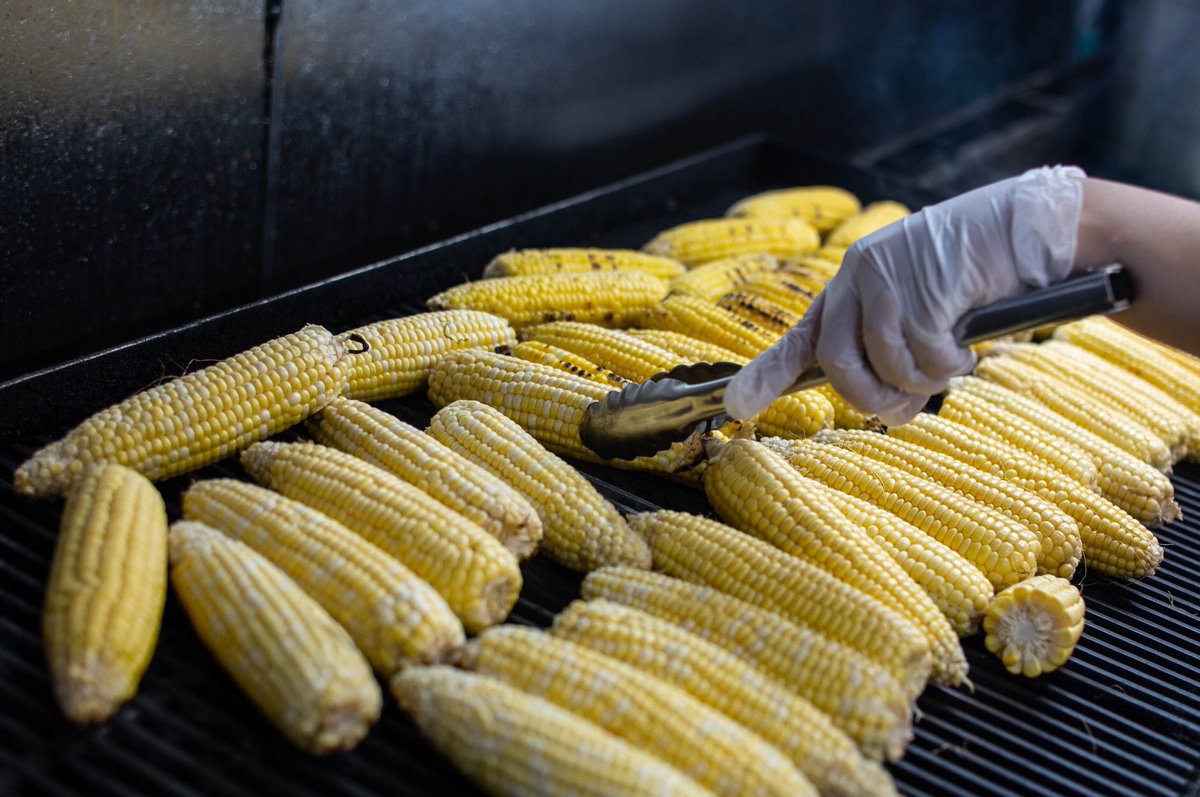 . Morning prep... street corn grilled daily. #Fresh
