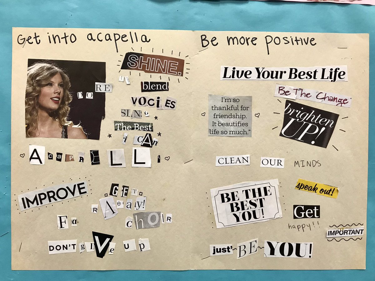 RennerAVID's tweet photo. AVID students created vision boards to track their personal and academic goals! #AVID #Goals https://t.co/ezqzWugrmH