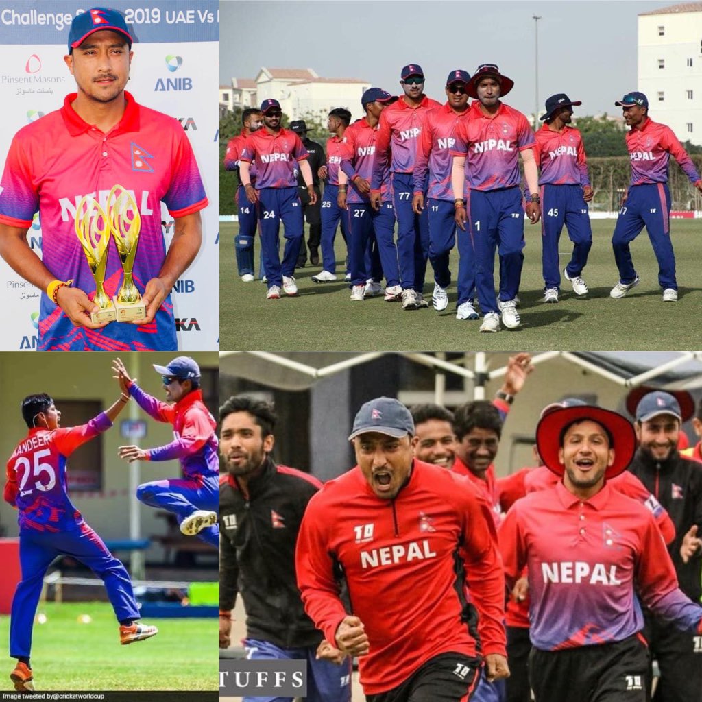 🇳🇵🇳🇵🇳🇵Congratulations  Nepal 🇳🇵🇳🇵🇳🇵on our 1st ODI Series Victory!!! Yet another major milestone in our surge forward in international cricket!!! No one makes us proud to be Nepali like our Cricket Team!!!