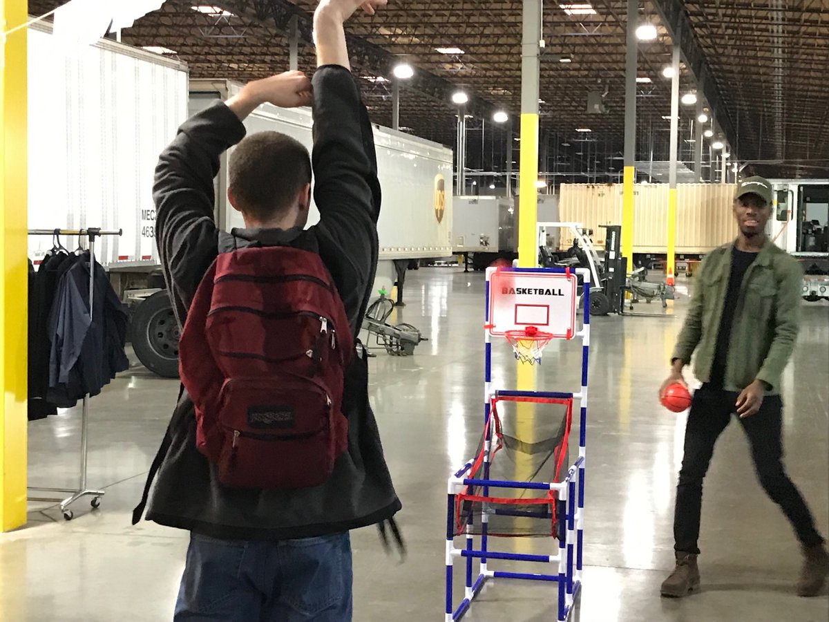 ⁦<a href="/NEHUBPEAK/">NE HUBs</a>⁩ Coho Hub practicing pivot and step not twist.  ⁦<a href="/NorthwestUPSers/">Northwest UPSers</a>⁩ ⁦<a href="/MaxwelljHenry/">Maxwell</a>⁩