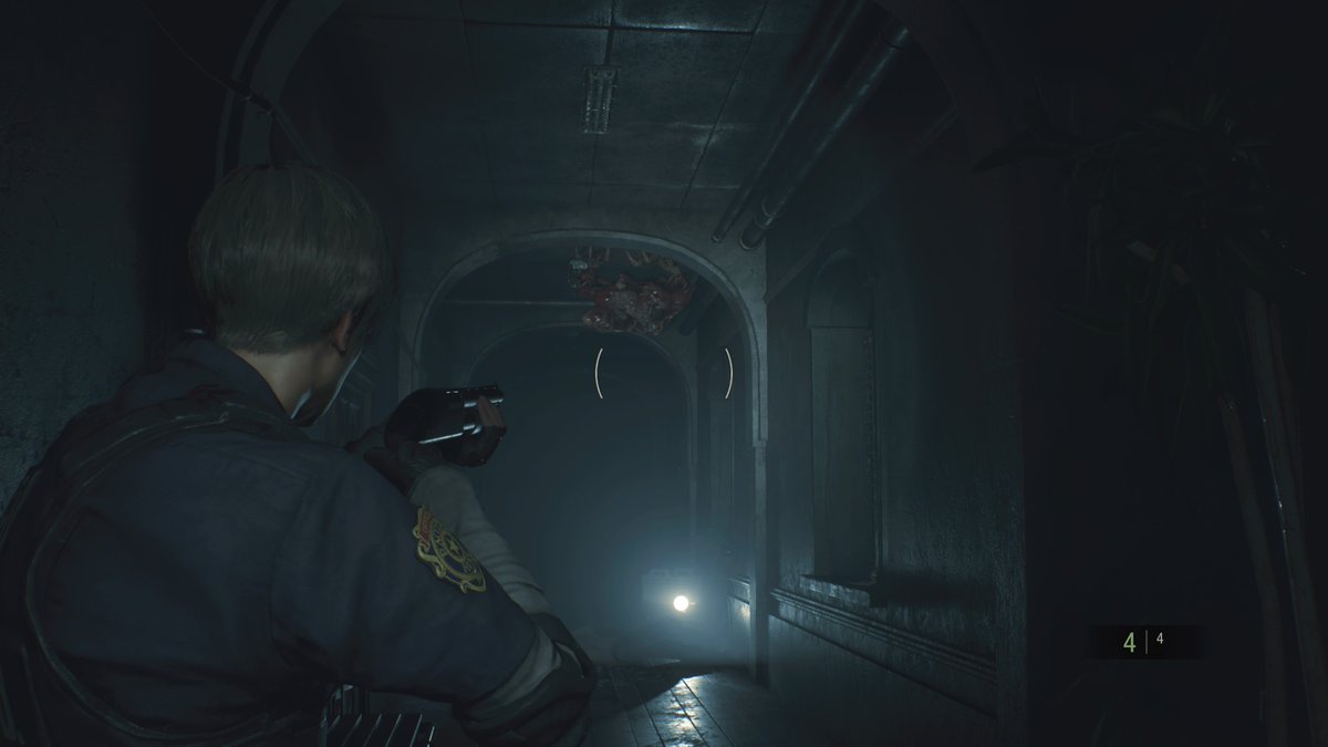 XPBoostTV's tweet photo. Anyone else getting killed trying to take screenshots LOL Still loving this game! #RE2Remake #Backlog #PS4share https://t.co/xVGFnDKKuG