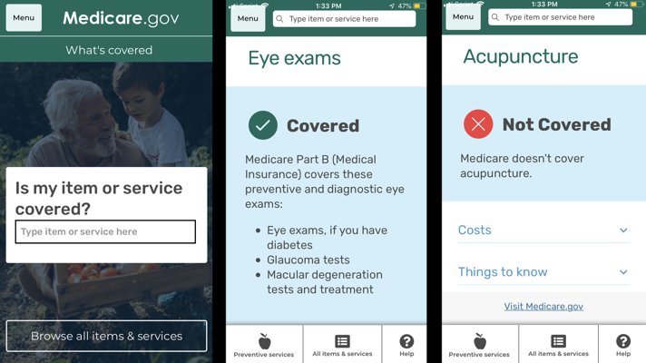 Rock_Health's tweet photo. A first from @CMSGov: a consumer-facing app for Medicare beneficiaries, which could help eliminate 3M+ coverage-related phone calls from individuals. https://t.co/MwauXfohAc https://t.co/xJxFV5rRwC