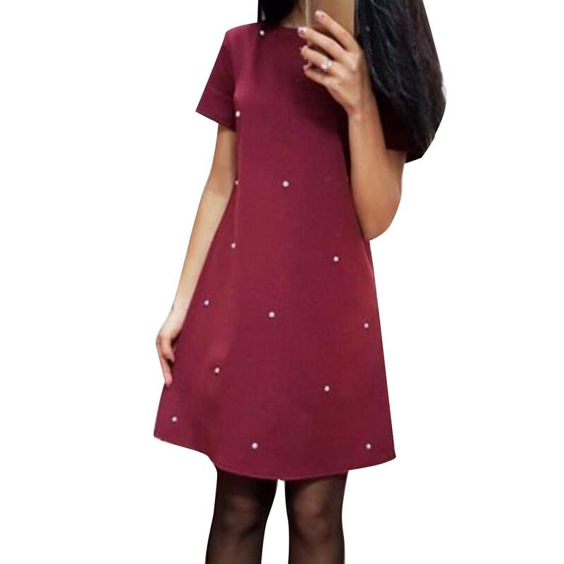 clairvoyantordr's tweet photo. Laamei Pearl Beading Tunic Women Dress New Fashion Womens Short Sleeve O neck Casual Slim Dress Summer Retro Vestidos Plus Size https://t.co/BvwIMJ8Z7b