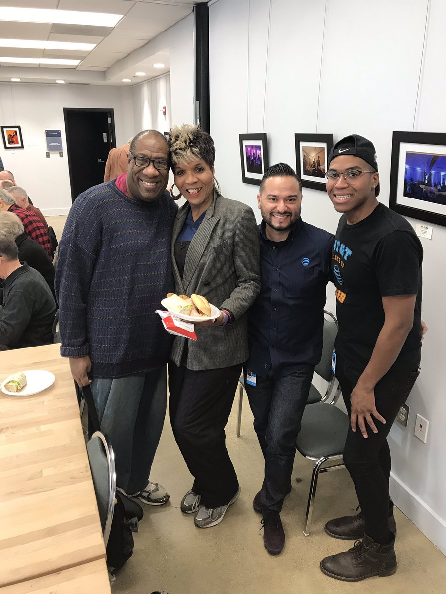 iii_spalding's tweet photo. Mid Atlantic @LEAGUEatATT had SO much fun eating lunch and playing bingo w/ older LGBTQA adults at @TheDCCenter. Cannot wait to do it again! #giveback #volunteering #att https://t.co/r44cQSzn5V