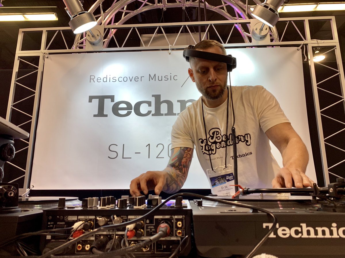 THEDJR's tweet image. Big thanks to @technics &amp;amp; @Serato for having me out to NAMM to showcase and demo the new sl1200 MK7. With all the DJs in the building, it was inspiring and humbling to say the least.