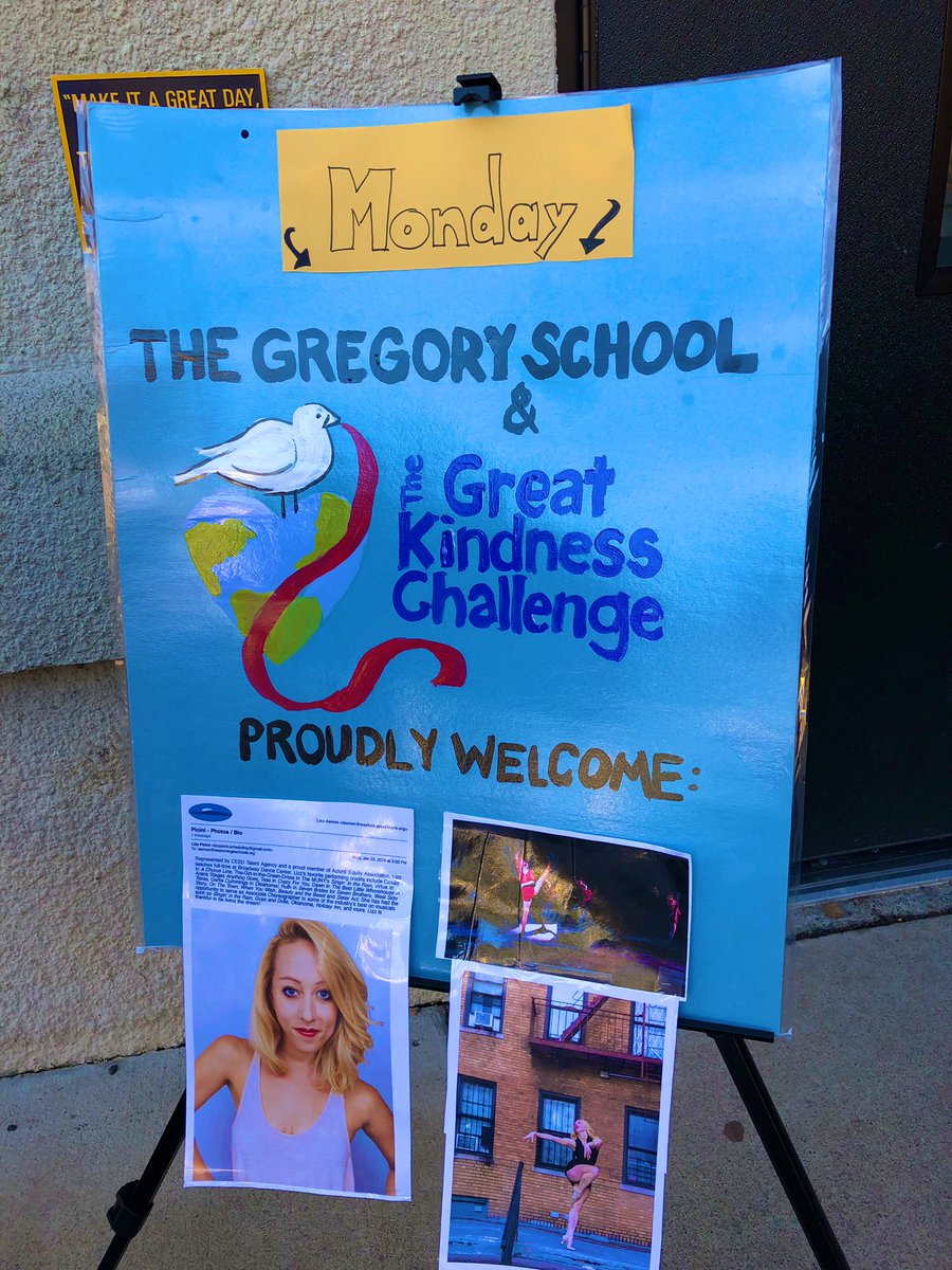 C_Portuese's tweet photo. What a treat to have @LizzPicini and members of #WOPD join the Gregory Staff in welcoming our students this morning. Such a fun way to start a Monday! 🕊😊🦅#greatkindnesschallenge #gregoryschoolrocks #wo2world @woschools @GregoryCounsels https://t.co/60tIAfCmNq