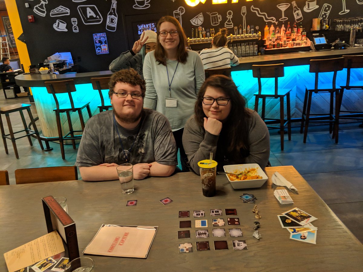 Come playtesting Codename: Capture <a href="/SnakesLattesAZ/">Snakes & Lattes Tempe</a> for Developers night! We will be playing games! Stop by and play with us!!!!
#gamedev #boardgames #FriendsForever #LetsRoll