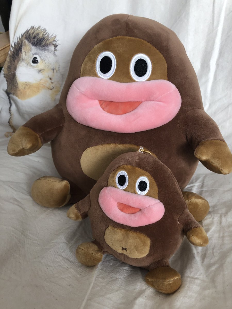 サク山チョコジローのぬいぐるみが当たった。すこぶる嬉しい。今年の運