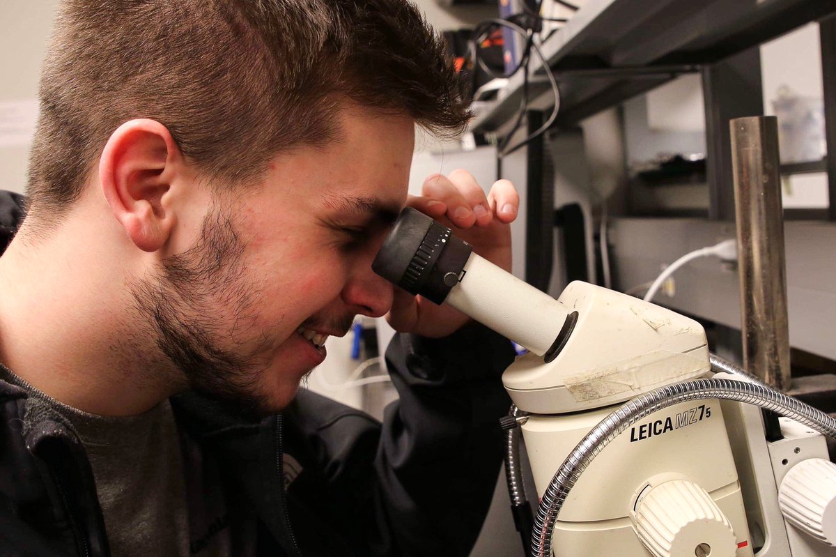 Why we do what we do? The people and the smiles. 😊 Sometimes we like to go visit our older projects and sometimes we get lucky enough to sneak a shot of a student hard at work. It’s a great feeling knowing you helped make learning happen. 📚 #iupui #earthscience #lab