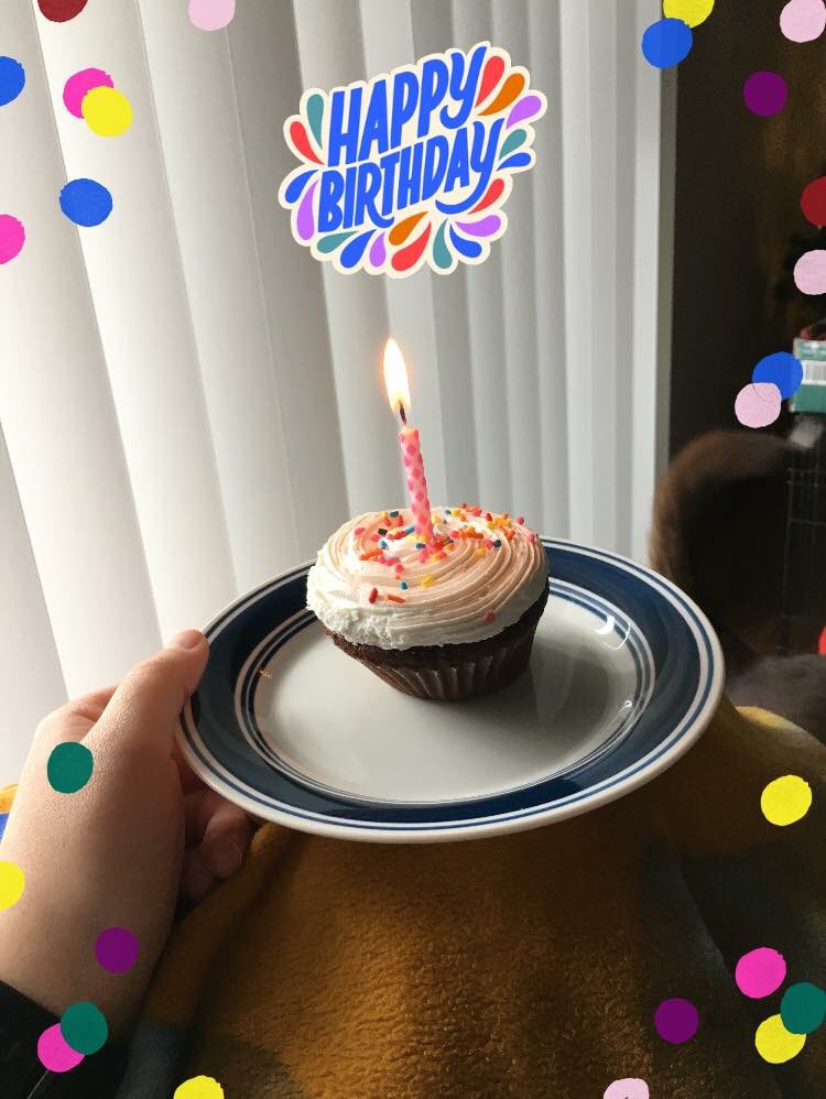 KyleeJoMay's tweet photo. My #birthday cupcake! #itsmybirthday  #birthdaygirl @mayscustomboot @lisalmay @brentonz06 https://t.co/YGxc9lTT0m