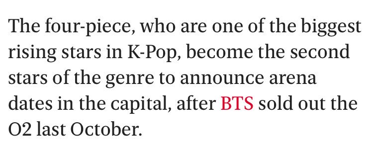 besuArmy's tweet photo. @EveningStandard what about monsta x, super junior, bigbang and GD arena dates?? Hmmm? 🤔 BTS were defo not the first to sell arena concerts in London!! (And probably others I don’t know about) https://t.co/xVHUWqNDxN
