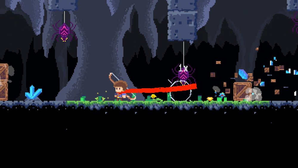 JackQuestGame's tweet photo. #ICYMI we just launched #JackQuest for #Steam, #PS4, #XboxOne &amp; #NintendoSwitch!

AND there will also be a PS4 physical release by @REDARTGAMES which you can pre-order now!

🎮 Digital ➡️ https://t.co/2capg7GheV
🎮 Physical ➡️ https://t.co/S3chj3GwDz

#metroidvania #indiedev https://t.co/5P5PWuJxCs
