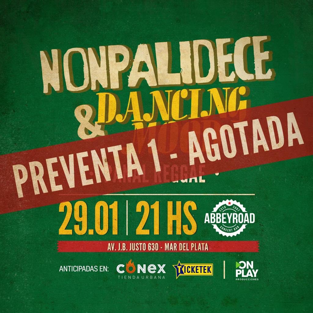 nonpaoficial's tweet photo. Mañana en @abbeyroadmdq ! https://t.co/nQYnnD5RGe