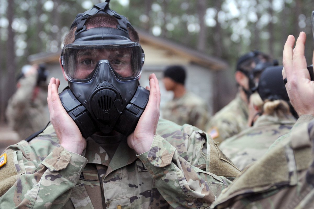 USArmy's tweet photo. Gas, gas, gas!

When and where was the last time you did gas chamber #training?

#USArmy photo https://t.co/blzYspFF2j