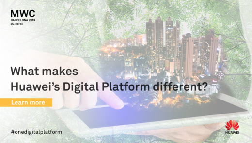 Huawei's tweet photo. What makes Huawei’s Digital Platform different from others? Global Brand Strategist, Samuel Pavin, shares how banks are using Huawei’s digital platforms in their digital transformation. https://t.co/C2UrSREZEt #onedigitalplatform #MWC19 https://t.co/f51u4q9uRd