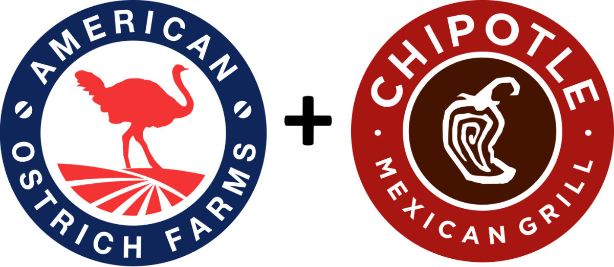 americanostrich's tweet photo. Chipotle &amp; American Ostrich Farms! ❤ 
We are thrilled to join Chipotle in its mission to drive positive change in the food industry by building a future of food with integrity. 
https://t.co/VGzcBHlvhN https://t.co/gPxGwy3wHo