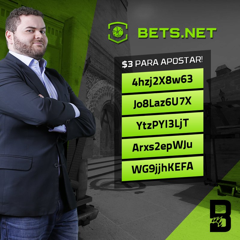 bida's tweet photo. Pensa rápido! Códigos de $3 da #BETSNET https://t.co/JomJX1pvo0
para iniciar suas apostas no site! Boa sorte 👊 https://t.co/iitKqCE653