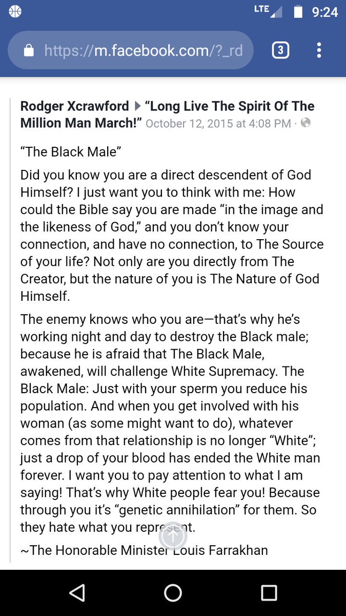 BlackXodus's tweet image. This is real brothers &amp;amp; sisters!
You can never say Louis Farrakhan failed to tell you the Truth! #SD19CHI 
#ProjectSeparation