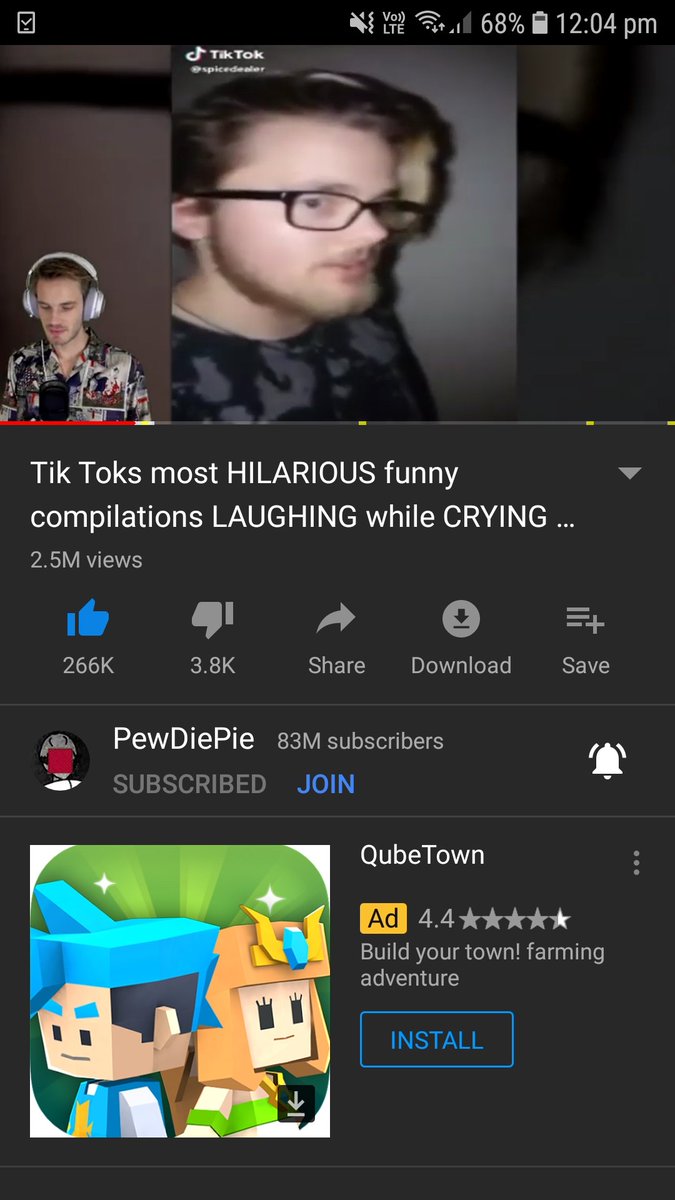 C_loudrest's tweet photo. Waking up to find myself in the latest @pewdiepie video what https://t.co/pAHhqg1fqd