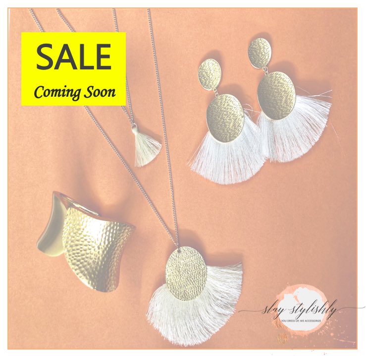SStylishly's tweet photo. Watch out for the Big #sale and many more surprises Coming soon!
We complete 6 months 🎂 

https://t.co/JMQPJqrwJT 

#sale #comingsoon #6months #jewellery #slay #style #fashion #earrings #sets #bloggers #styleicon #slayalways #slaystylishly https://t.co/q7S2WbAANA