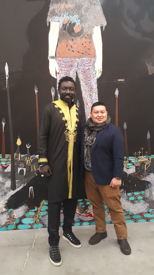 RigoBaak's tweet photo. Opening gala with artist #OmarBa #ThePowerPlantTO contemporary #art https://t.co/ANQwNykABe