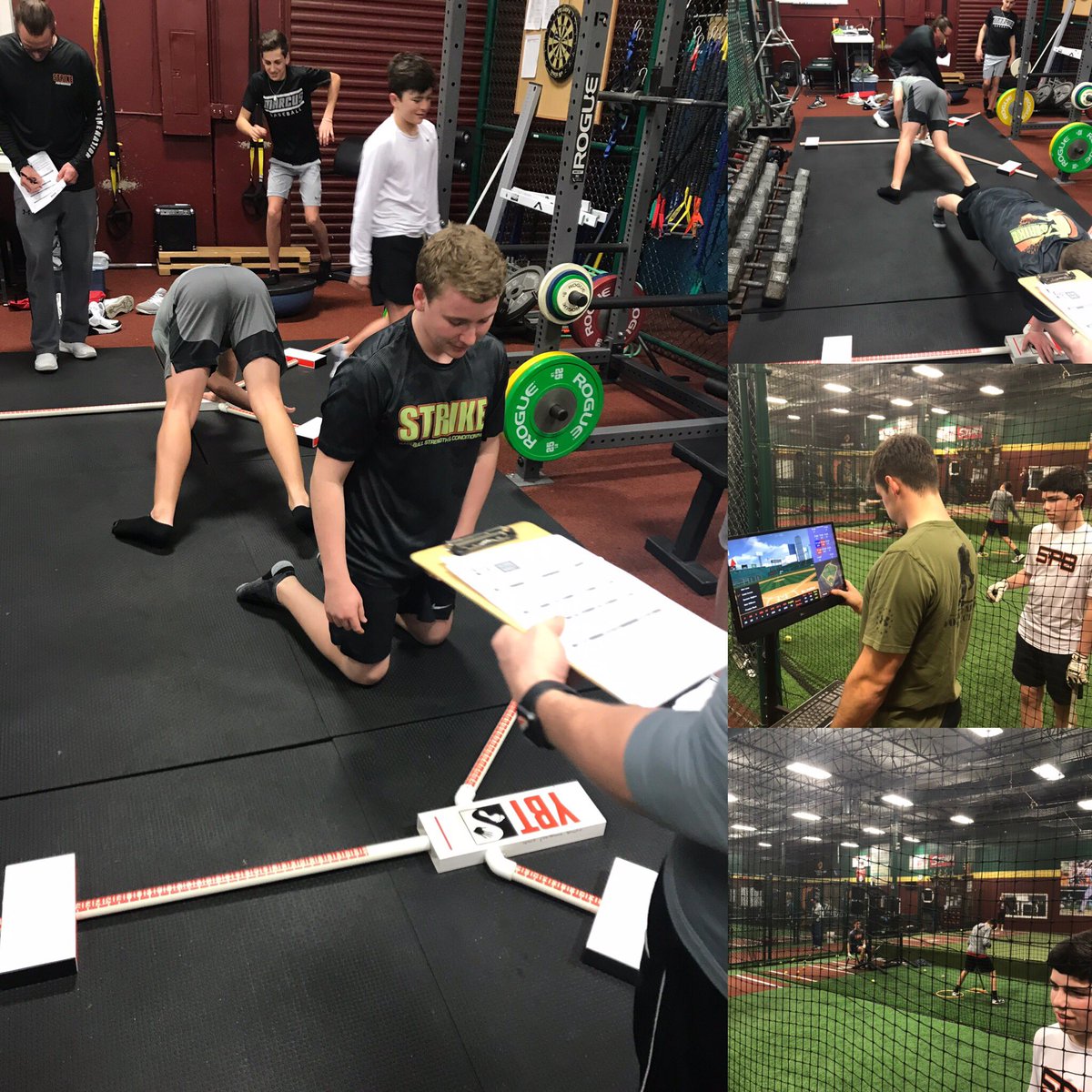 StrikeBBT's tweet photo. First night of pre season team training with USA Prime-Abbott.  Assessments are key!  #strikenation #ironsharpensiron #dedication #timetorake #movebetterplaybetter #ybalance #fms #strikeperformance https://t.co/szMuOpequ6