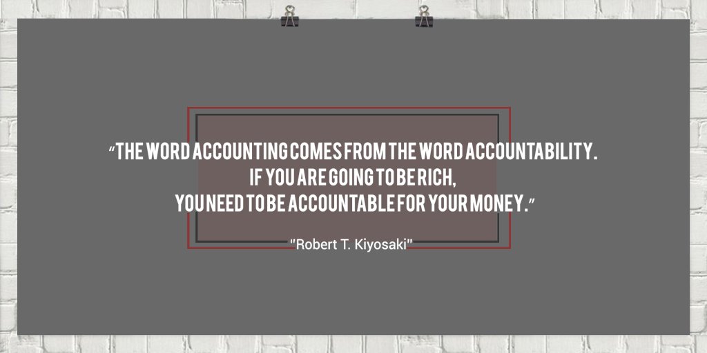 gbm1group's tweet photo. “The word accounting comes from the word accountability. If you are going to be rich, you need to be accountable for your money.”
-Robert T. Kiyosaki 👏👍 https://t.co/rUozzSCqkn