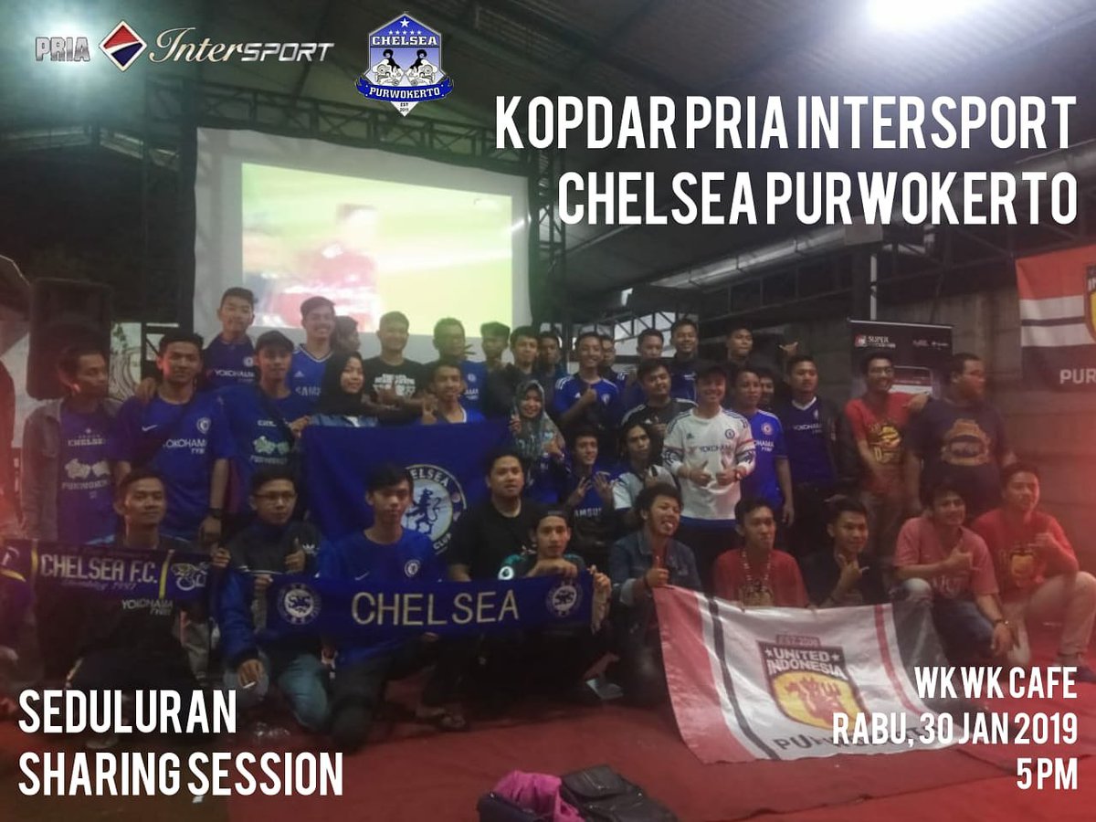Chelseapwt's tweet photo. Ramaikan kopdar bareng @intersport.id 
@priapunyaselera_id
Rabu, 20 Januari 2019
Venue di @wkwk_wk
#intersport
#priapunyaselera
#priaintersport
#chelsea 
#Purwokerto https://t.co/uPec1SQd0T