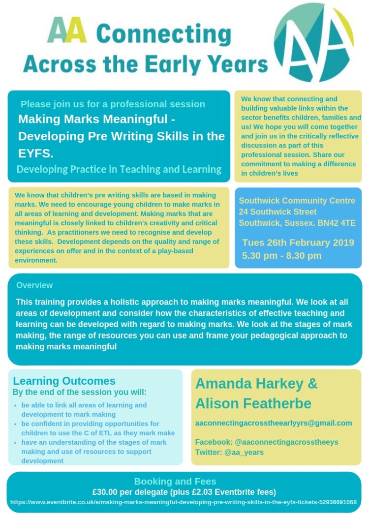 aa_years's tweet photo. https://t.co/ayOzsl9DTW

Join us for our next session #EYFS #Sussex #CPD https://t.co/W0fL3RGoCE