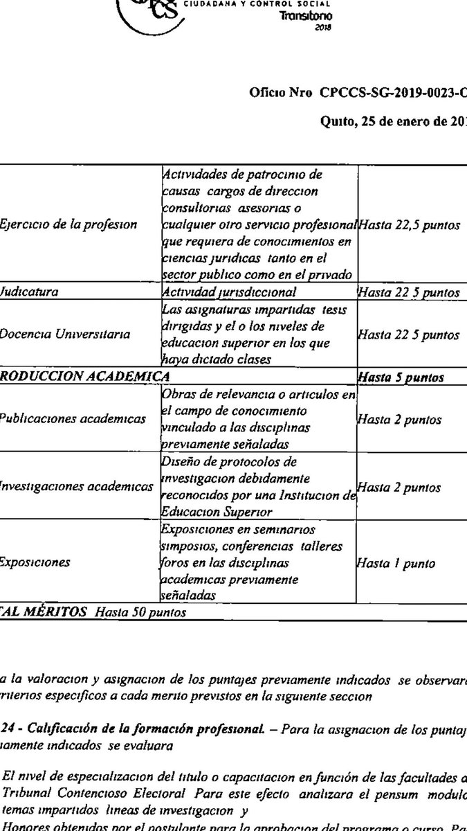 RichardG_Ec's tweet photo. .@CPCCS como concursante exijo transparencia. Se debió tener los criterios especígicos de calificación previamente aprobados a iniciar el concurso .@TCE_Ecuador Me preocupa que la sentencia en favor de Galo Lara sea calificada con el máximo puntaje de 22.5p https://t.co/OEFDySB5Lz
