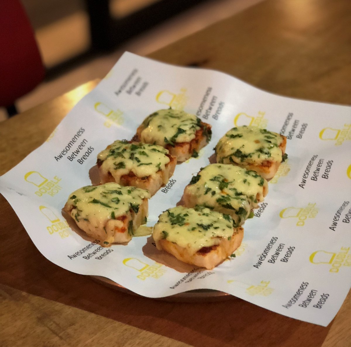 Indeed, when you taste something so cheesy, you will tend to feel on cloud nine.
This Loaded Cheese Chilli Toast is your ultimate go-to for a great start of the meal.

Order this delicacy now & let people's favourite be yours too! #Cheesy #DoubleRoti #Yummy #CheeseChilliToast