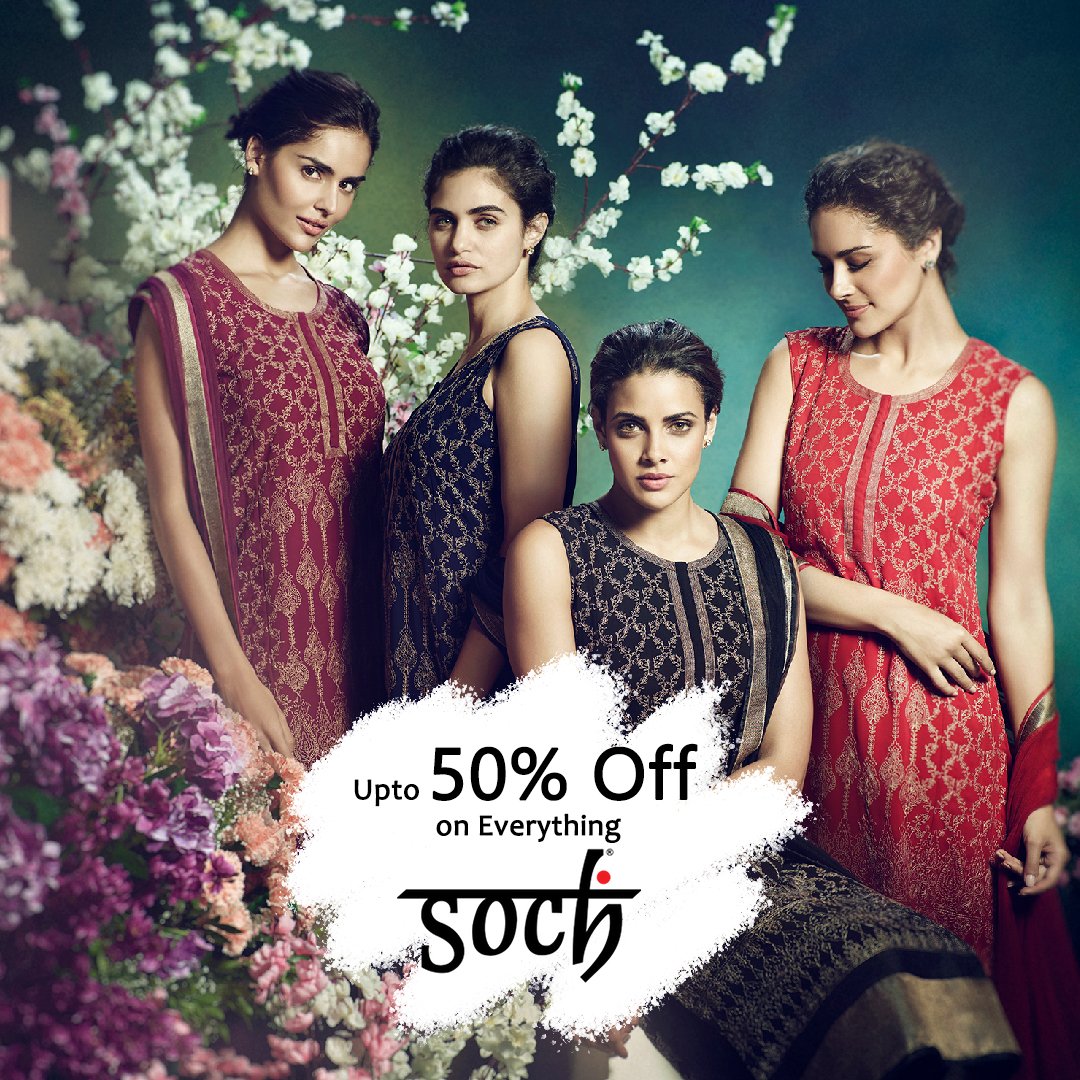 wowffers1's tweet photo. Make the most of Retail Therapy by heading to Soch and enjoy upto 50% off on clothes by using wowffers fashion discount code.
Offer Avail at: https://t.co/gVHZiOfv8m
#wowffers #soch #clothes #dealsandoffers #fashion #sleevelessoutfits #fashionista #lookfab #checkkarle https://t.co/GEWUumZ6qS