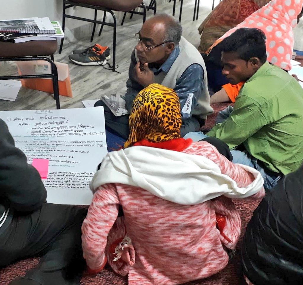 ecfindia's tweet photo. #ProjectRaise is back in #Jharkhand with the 1st part of its Intensive Training Workshop with NGOs @srijanjhk, Spark, Janlok Kalyan Samiti and Surya Janmanas Vikas Sanstha. 

We begin with setting expectations before heading into the approach of working with boys. https://t.co/hzzz7k7p5l