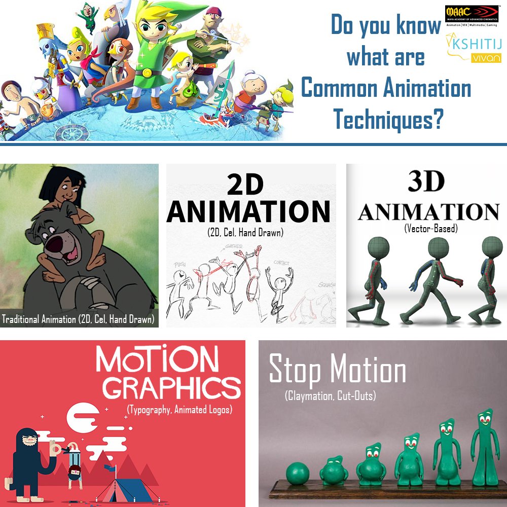 MaacAhmedabad's tweet image. Do you know what are Common Animation Techniques?
goo.gl/y23zZEW  
#AnimationTechniques #Animation #CommonAnimationTechniques #AnimationCourses #MaacCGRoad #MaacSateliteRoad