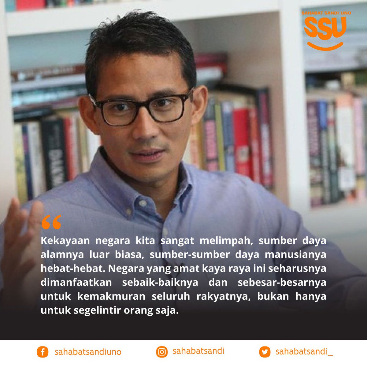 Sahabat Sandi ! di Indonesia dengan kekayaan alam yang sungguh melimpah , dan masyarakat yang sangat cerdas dalam menggunakan kekayaan alam alangkah baiknya hasil yang luar biasa ini bisa digunakan seluruh masyarakat Indonesia !  😁 #sahabatsandiuno #sahabatsandi