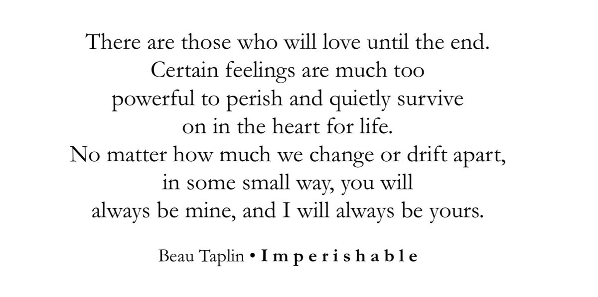 you will always be mine. 
I will always be yours.