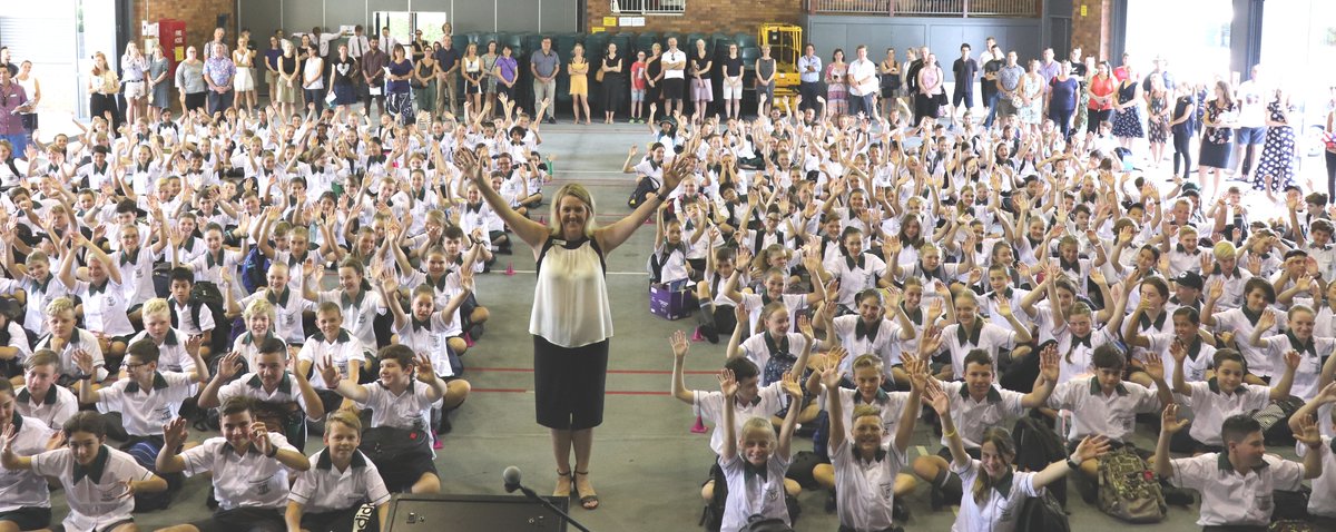 thegapshs's tweet photo. Today we welcomed our new Year 7 students at The Gap State High School today. https://t.co/NYUpl9idPq