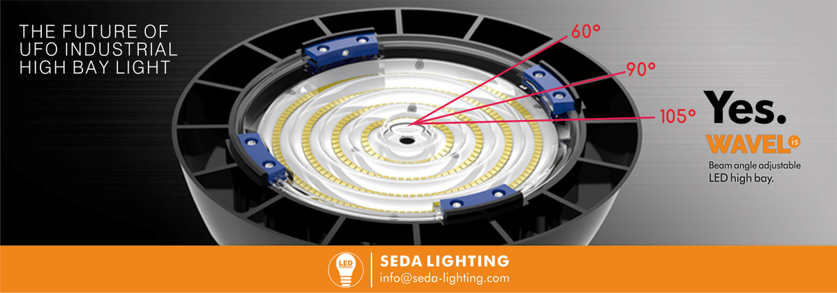sedalighting's tweet photo. WAVEL beam angle adjustable LED high bay light will be the future of UFO LED industrial lights: https://t.co/QN0g81F5vi for more details.
#sedalighting #beamangleadjustable #led #highbaylight https://t.co/Udre6xQS8s