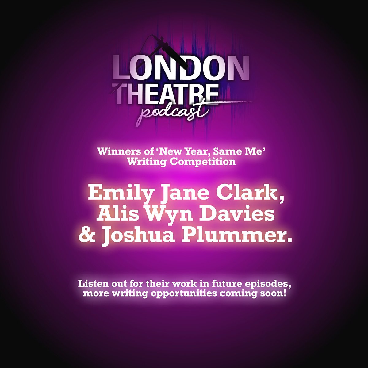 Over 250 submissions in just 2 weeks, a fantastic start to our commitment throughout the year to showcase new writing in our Podcast! Congratulations to @EmilyJaneClark , <a href="/alis_w_davies/">Alis Wyn Davies</a> &amp; <a href="/joshuaplummeruk/">Joshua Plummer</a> and thank you to <a href="/bbcwritersroom/">BBC Writers</a> for spreading the word! Tune in this week!