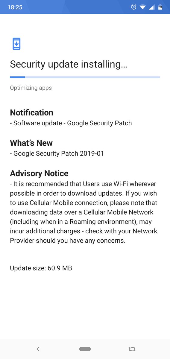 mldfjr's tweet photo. @GadgetGaul Lapor min.. Security patch bulan Januari buat Nokia 6.1 plus dan X6 udh mendarat.. otw install.. https://t.co/0Ue0vnTnab