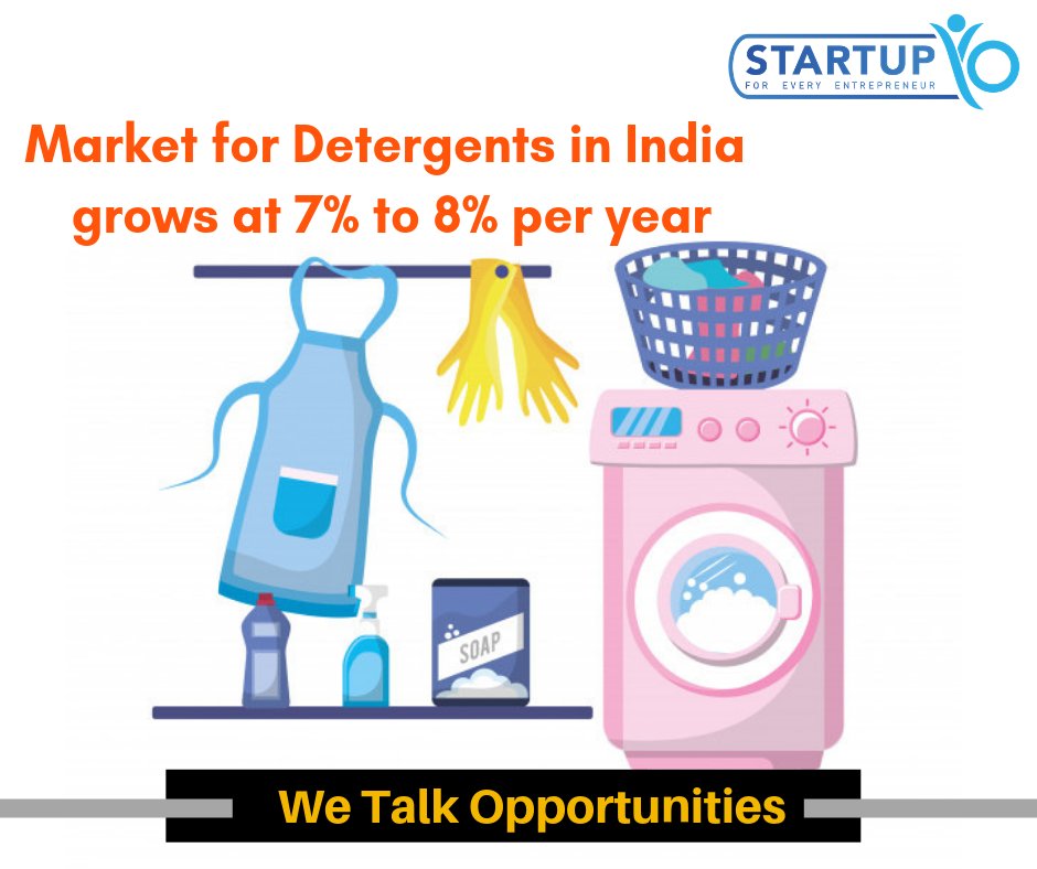 StartupYoIndia's tweet photo. If you really want to start a new business in India with the less capital then Detergents and Washing Powder is the Great opportunity for you.
https://t.co/ReHhMXLyBY …

https://t.co/B345h6o8Xi …

#detergent #laundry  #soap #detergenliquid #detergentpowder #startupyo https://t.co/4CKzXIa7nd