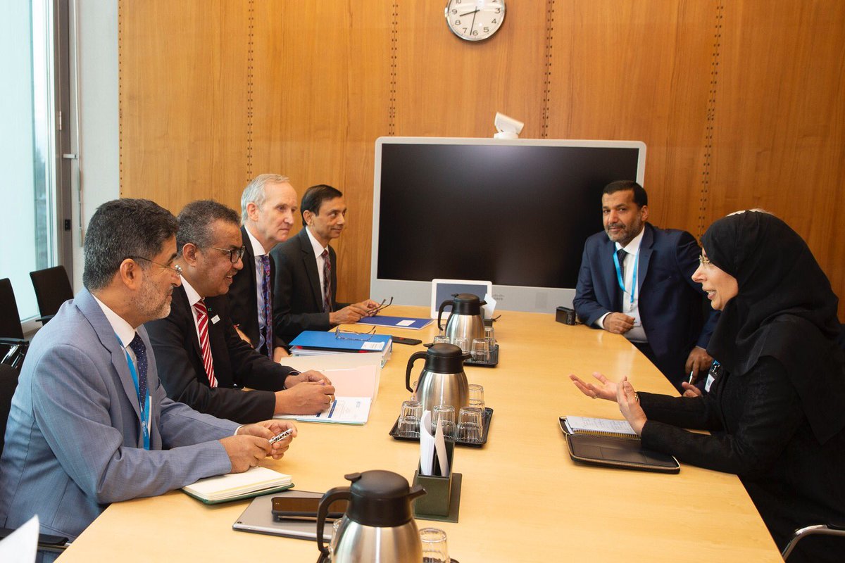 Tedros Adhanom Ghebreyesus (@drtedros) on Twitter photo Congratulations Dr Hanan Mohamed Al Kuwari, Minister of Health of #Qatar, on the great progress made on 🇶🇦's national health plan & #WorldCup2022 emergency preparedness. <a href="/WHO/">World Health Organization (WHO)</a> will support as needed & we look forward to working together on #BeActive campaign during the World Cup! Congratulations Dr Hanan Mohamed Al Kuwari, Minister of Health of #Qatar, on the great progress made on 🇶🇦's national health plan & #WorldCup2022 emergency preparedness. <a href="/WHO/">World Health Organization (WHO)</a> will support as needed & we look forward to working together on #BeActive campaign during the World Cup!